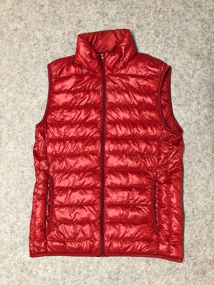Uniqlo red puffer sale