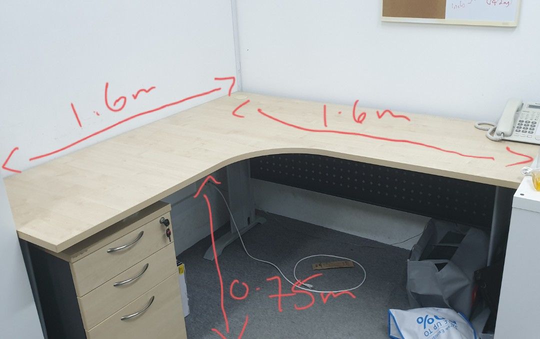 Unique Office Table for room corner, Furniture & Home Living, Furniture