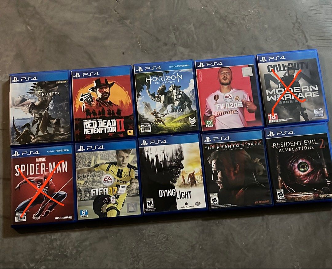 Used PS4 games, Video Gaming, Video Games, PlayStation on Carousell