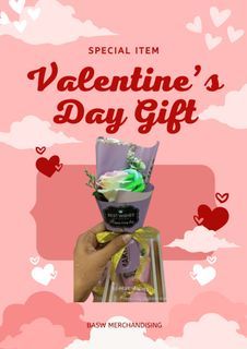 Valentine's Day Gift Solo Colorful Flower