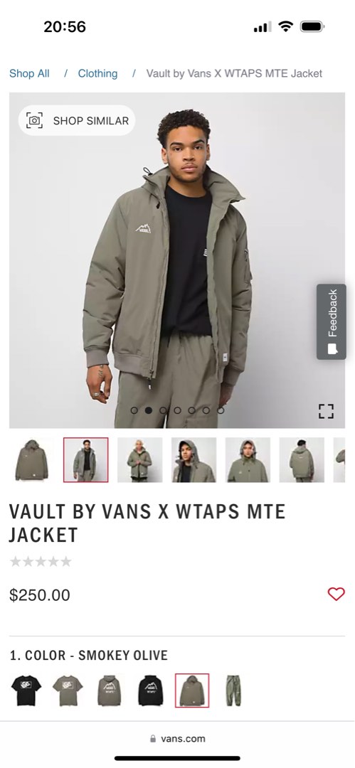 VAULT BY VANS X WTAPS MTE JACKET, 男裝, 外套及戶外衣服