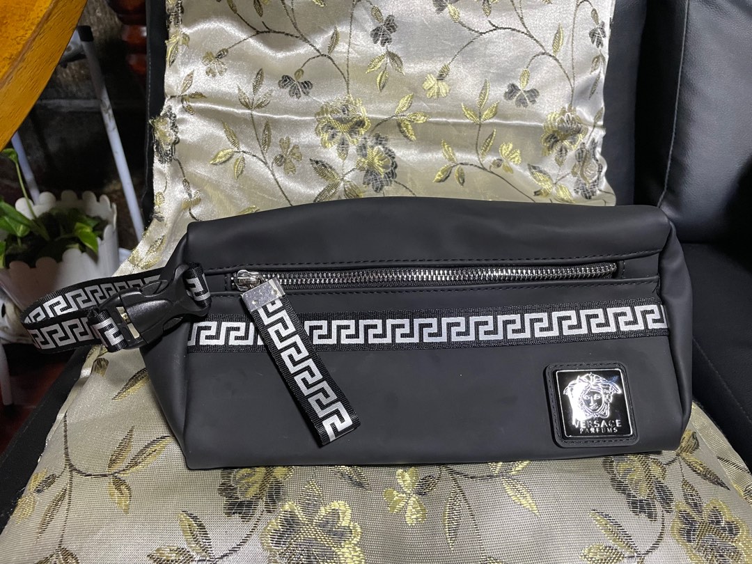 Versace parfums mens best sale bag