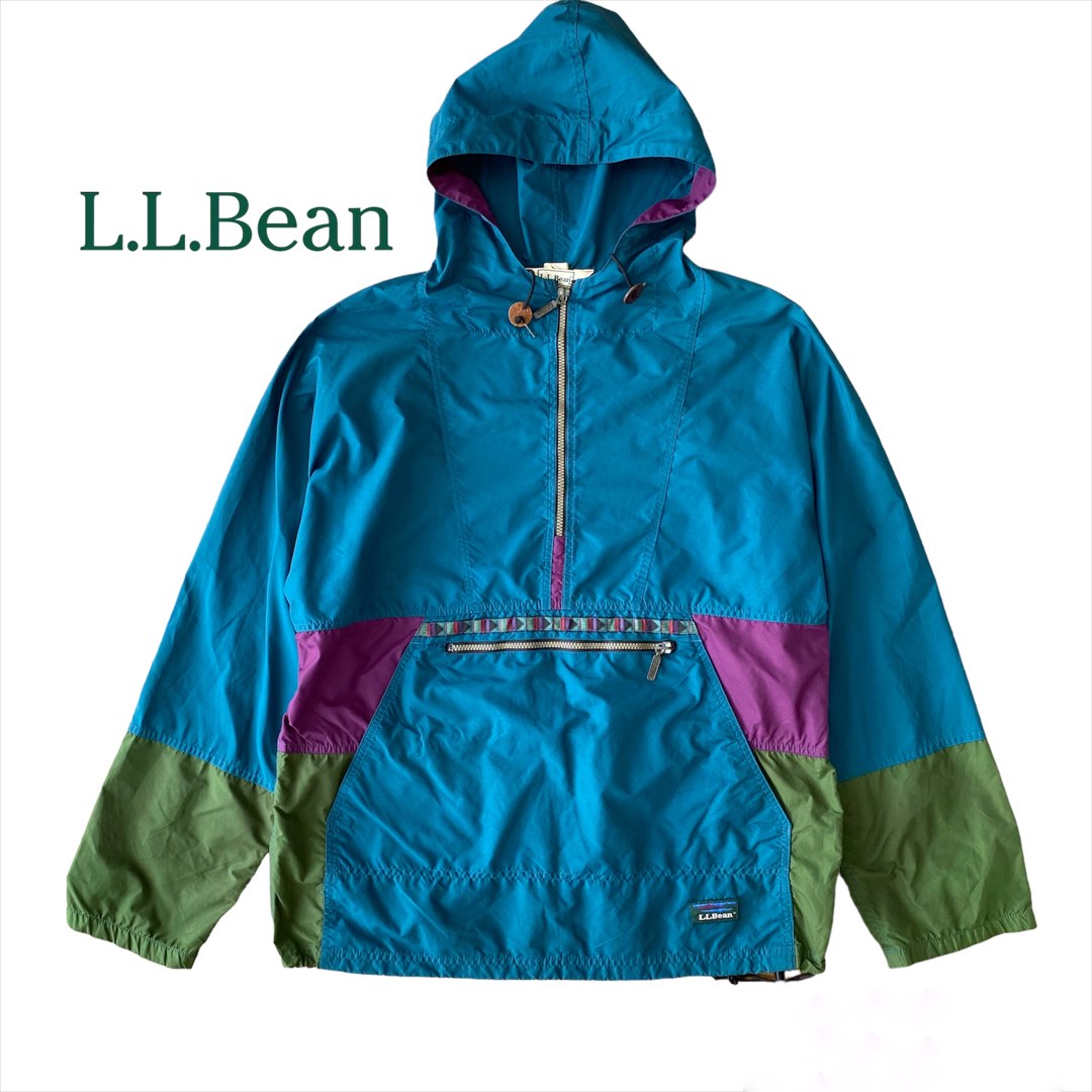 Vintage LLBEAN Anorak Windbreaker Made in USA, Men's Fashion, Coats