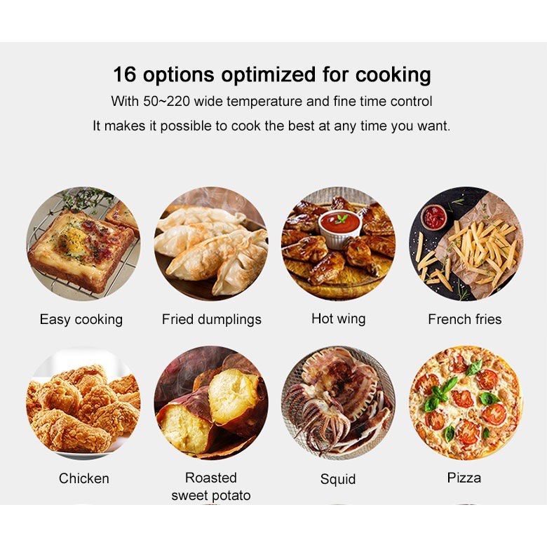 VOTO KOREA Air Fryer Oven 10L, TV & Home Appliances, Kitchen Appliances