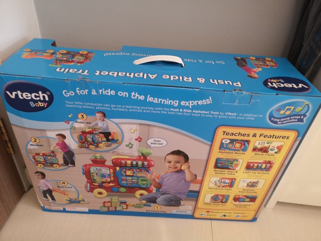 Vtech push and ride alphabet train, Hobbies & Toys, Toys & Games on ...