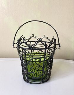 Wired Tea Candle Holder Hanger