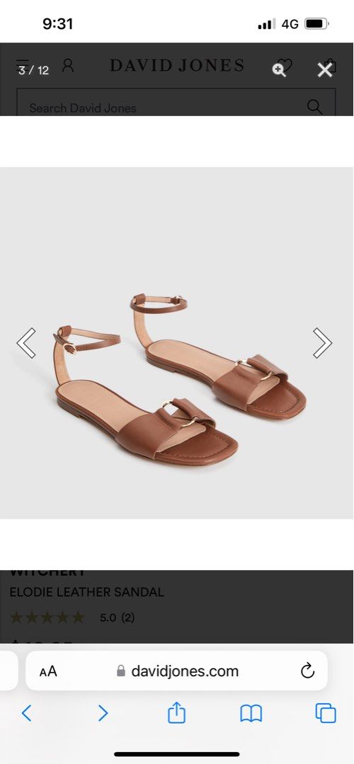 David Jones - Clearance pick of the day! Zimmermann sandals were $260 now  $182 and Ginger & Smart heels were $289 now $202.30! Shop Zimmerman sandals:  http://bit.ly/Km9PUV Shop Ginger & Smart heels: