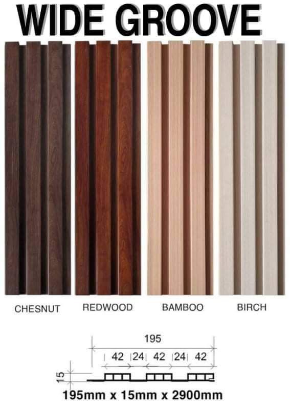 Wpc wall cladding, Furniture & Home Living, Home Decor, Wall Decor on