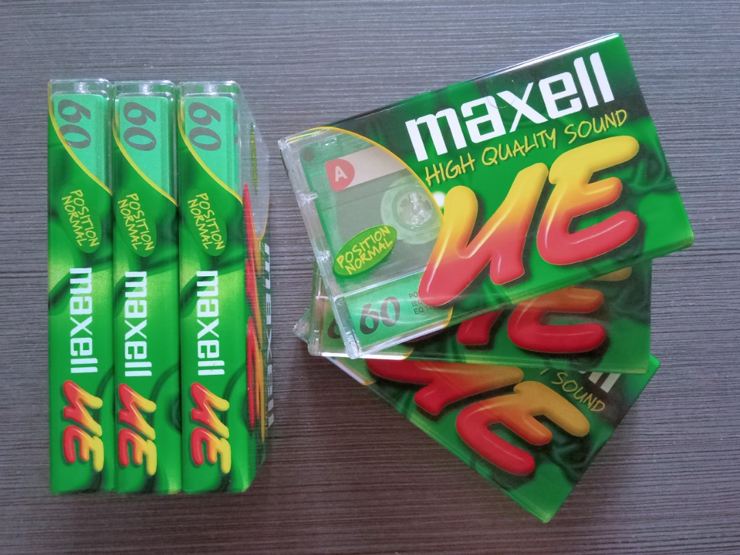 MAXELL Audio Recording Cassette Tapes (6 pcs), Audio, Portable Audio ...