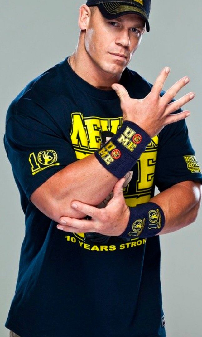 WWE JOHN CENA, Men's Fashion, Tops & Sets, Formal Shirts on Carousell