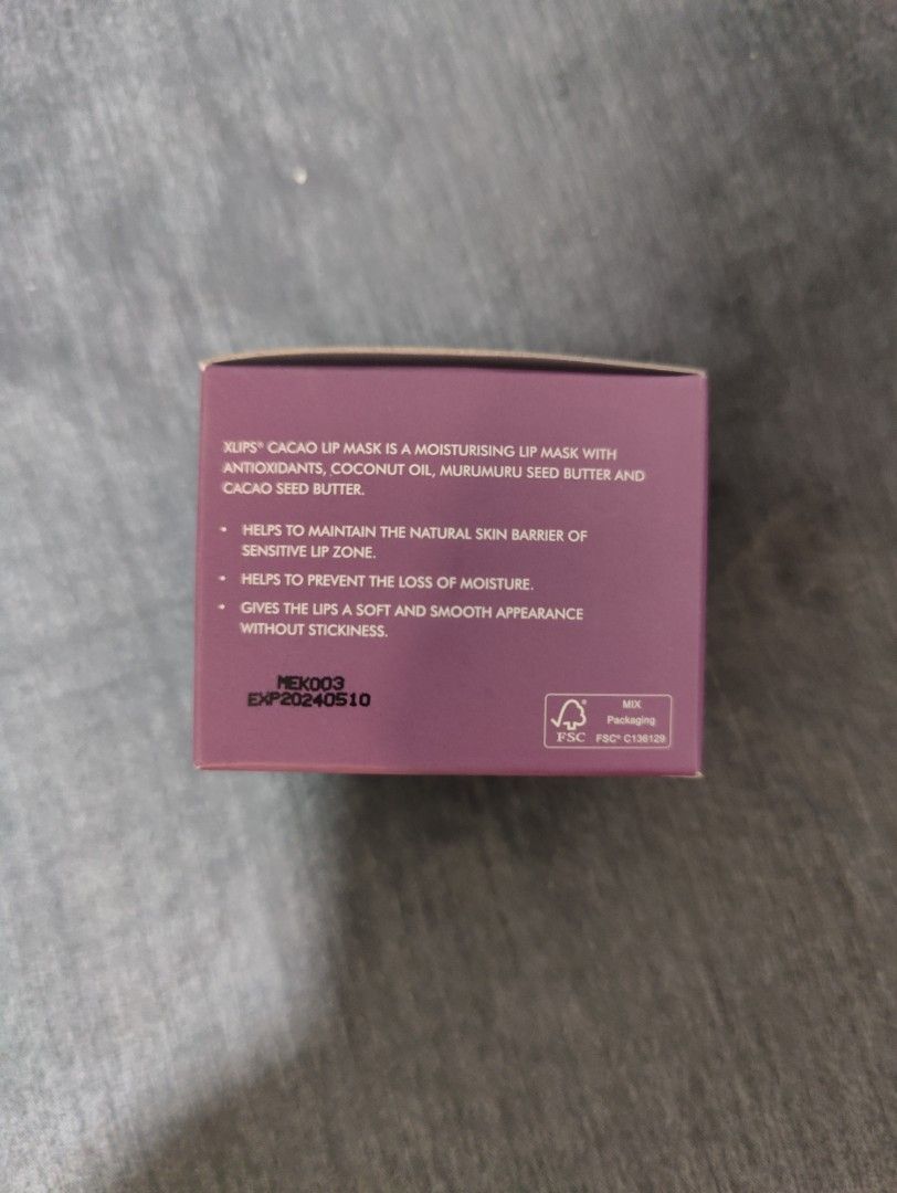 Xlash eye gel and cacao lip mask, Beauty & Personal Care, Face, Face