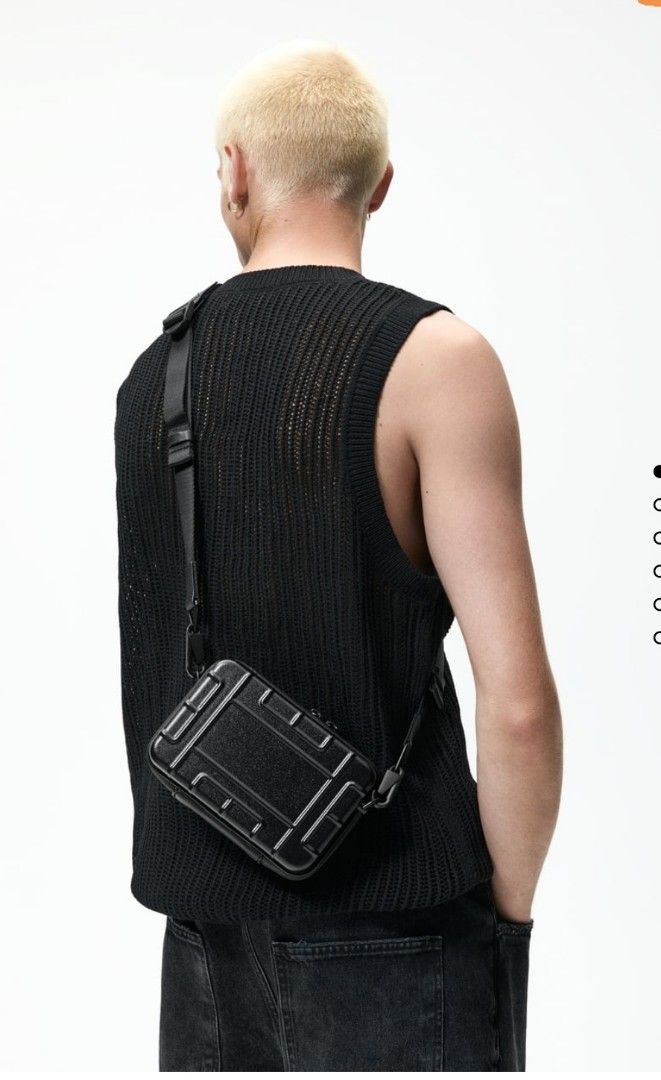 Zara shoulder bag mens sales