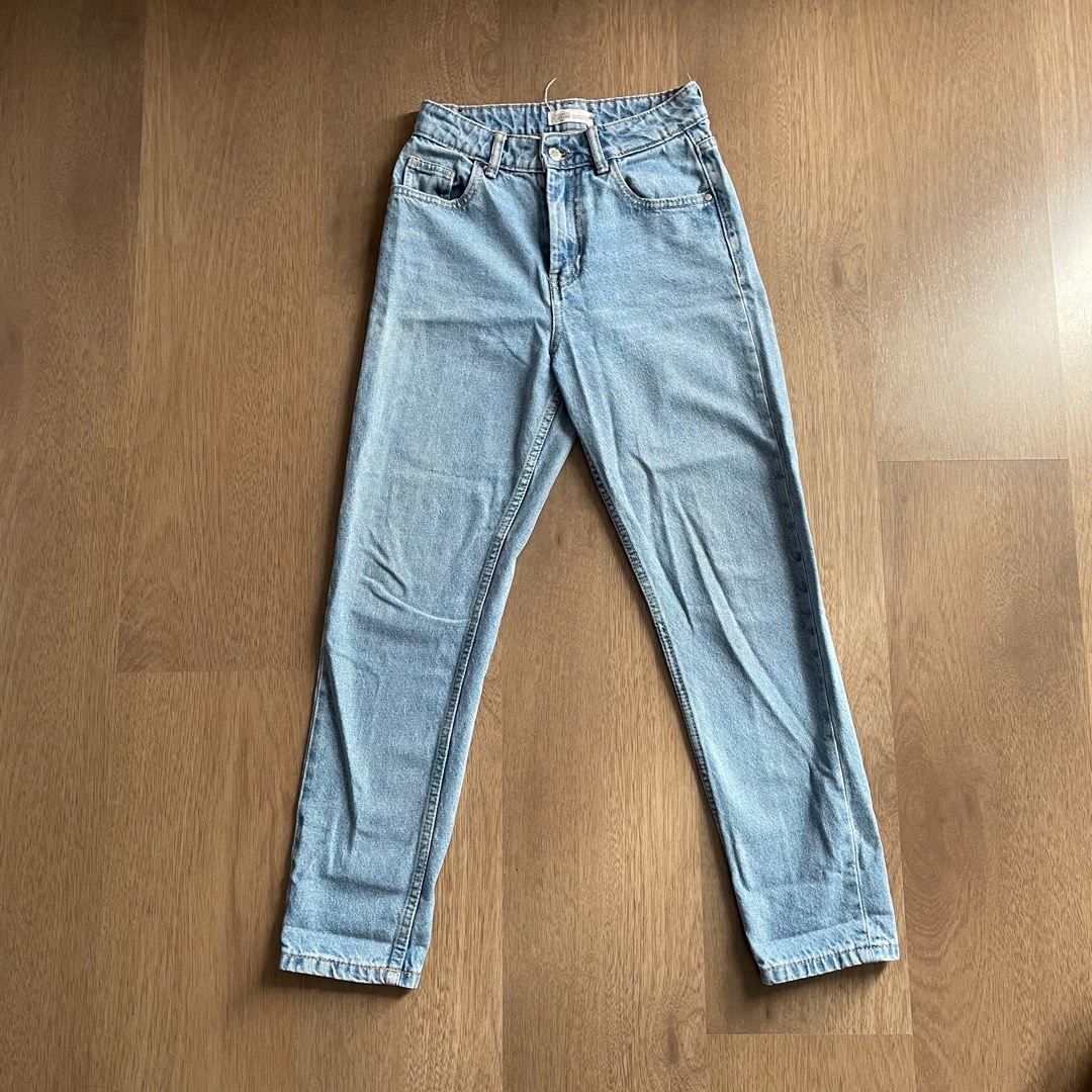 Zara Mom Jeans, Women's Fashion, Bottoms, Jeans on Carousell