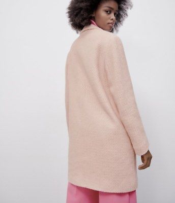 Zara Textured Coat, Women'S Fashion, Coats, Jackets And Outerwear On  Carousell