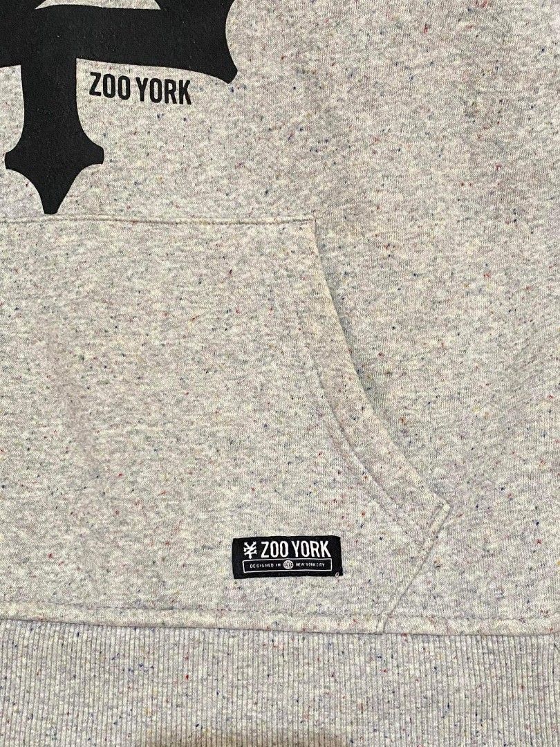 Zoo York Jacket (Category: Coats, Jackets and Outerwear) located in Santa Maria. Submitted by serenekai (Listing ID 1210468461, Image 3). Description: Zoo York Hoodie Jacket Light Gray Cotton Hoodie Extra Small on tag Width: 17" Length: 22" In very good condition Thick and comfy cloth material Logo graphic at chest See actual photos for reference RFS: Decluttering Bought in mall Original Price: Php 2,100 Mode of payment: Gcash Shipping fee to be 