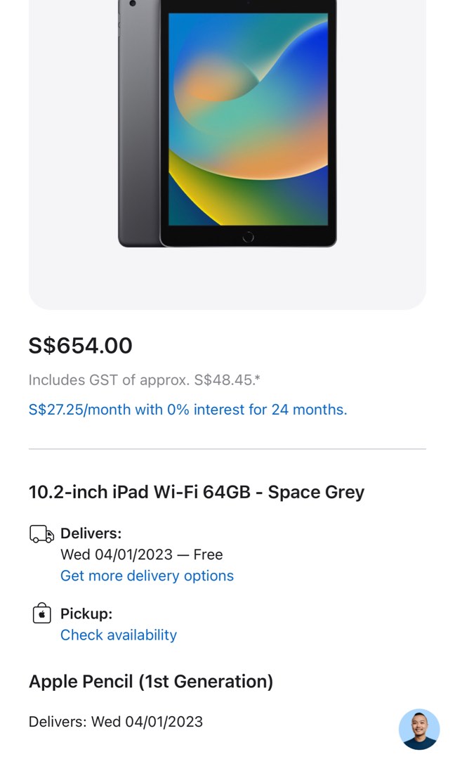 Apple 10.2 inch iPad (9th Gen) Wifi 64GB - Space Grey + Apple Pencil (1st  Gen) + Logitech Combo Touch + unbranded paper-like screen protector, black  magnetic case and pencil silicon sleeve