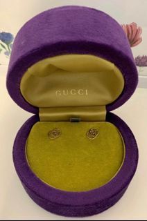 18k Gold Gucci Earrings