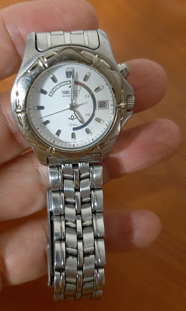 1995 Vintage Seiko Kinetic Ladies Wrist Watch, Luxury, Watches on Carousell