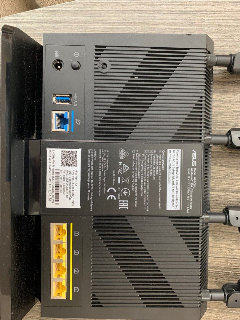 華碩 ASUS 4G SIM card router 路由器, 電腦＆科技, 電腦周邊及配件, Wifi及上網相關產品 - Carousell