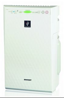 空氣清新機 sharp 聲寶 kc-ad10-w。有一套全新濾芯 。可以放濕及除甲荃