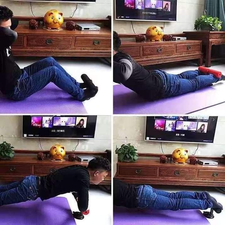 SitUps Pushups Assistant Device Fitness Exercise Equipment Home