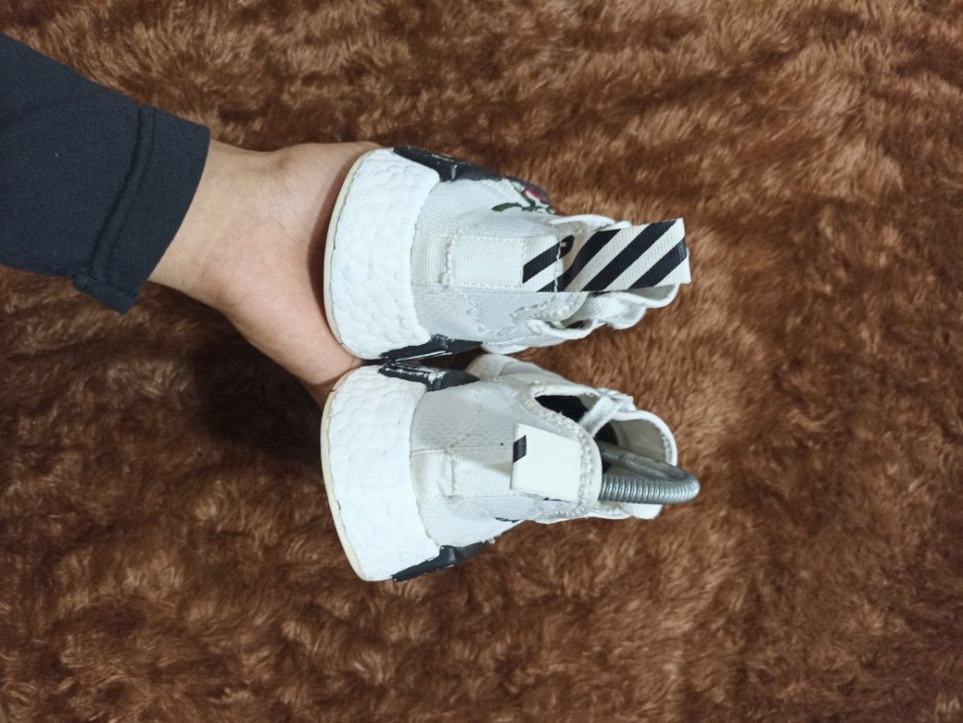 Nmd off best sale white rose