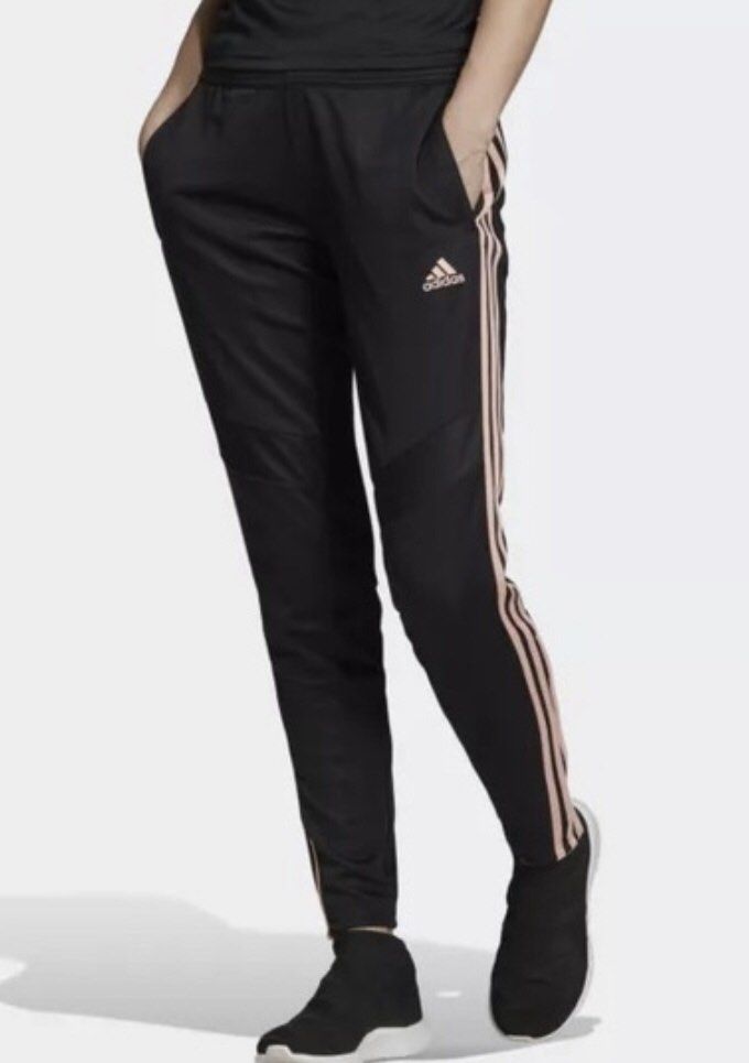 Adidas black and pink joggers outlet