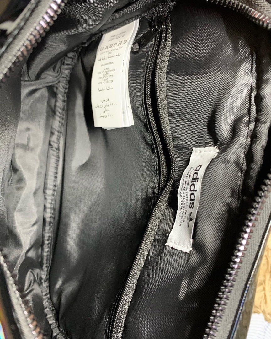 Adidas PVC Holographic Crossbody Bag, Women's Fashion, Bags & Wallets