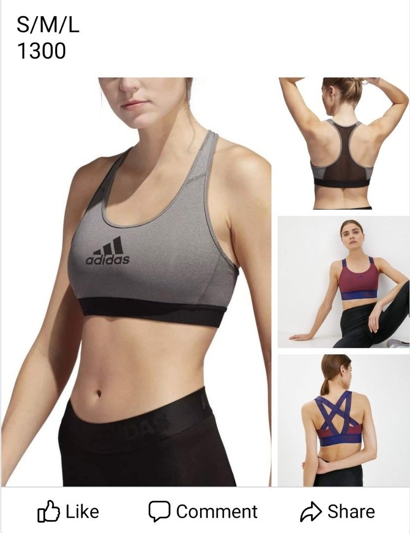 Adidas Sports bra - S/M/L/Xl, Women's Fashion, Activewear on Carousell