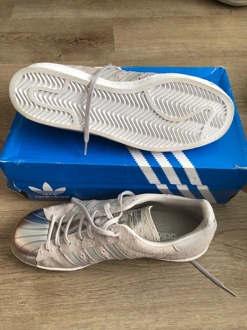 Adidas blue superstar 80s metal sneakers best sale