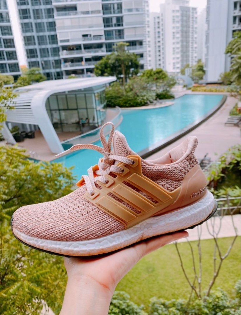 Adidas Ultraboost 4.0 Pink Women s Fashion Footwear Sneakers on