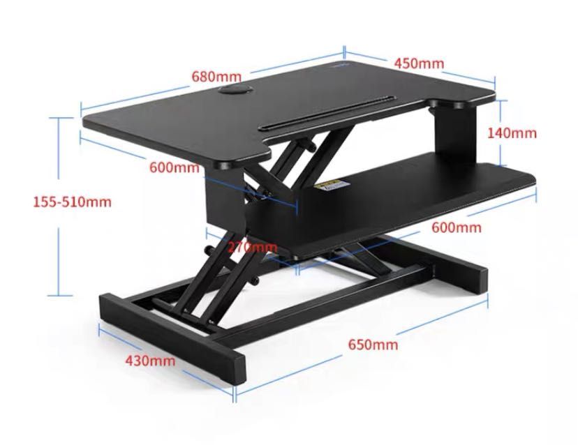 Standing table / Adjustable computer stand / Computer desk, Computers ...