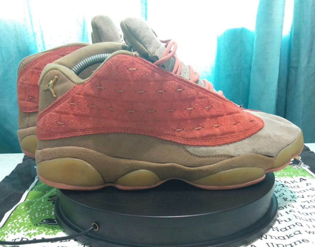 Jordan 13 clot on top feet