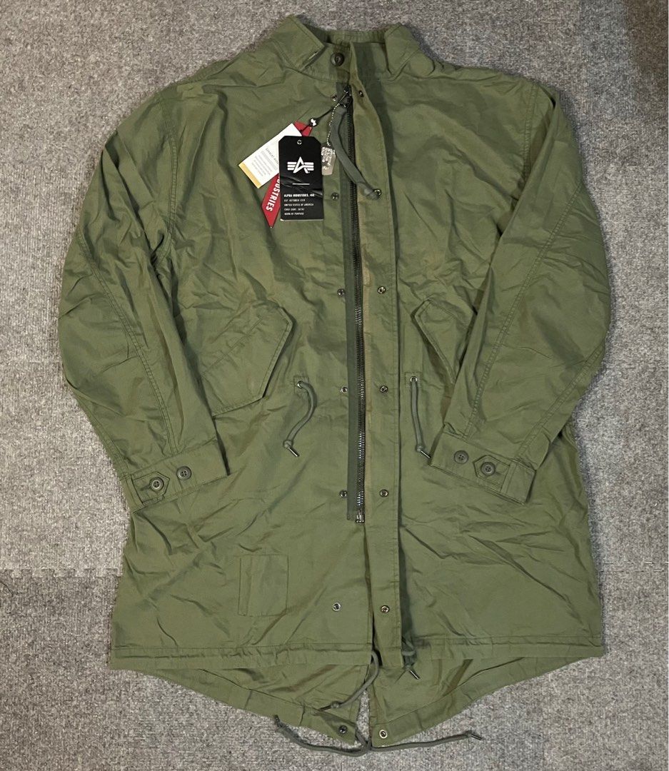 ALPHA INDUSTRIES RETRO M 51 GARMENT WASHED DEFENDER MILITARY ARMY