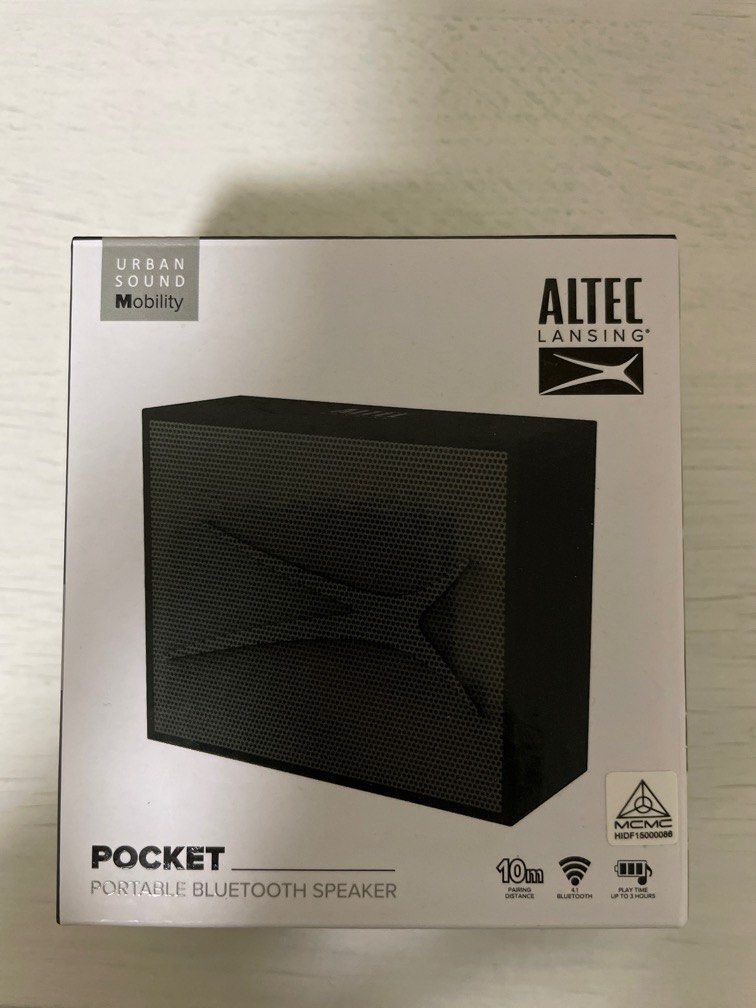 Altec lansing pocket portable bluetooth speaker hot sale