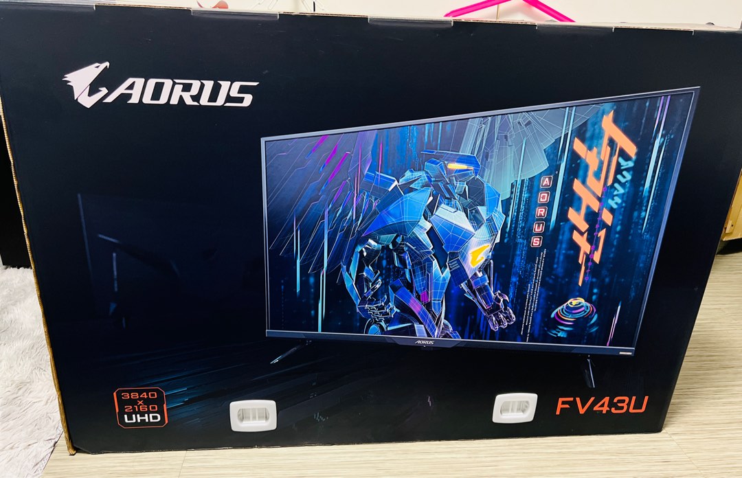 AORUS FV43U 4K 144Hz, Computers & Tech, Desktops on Carousell