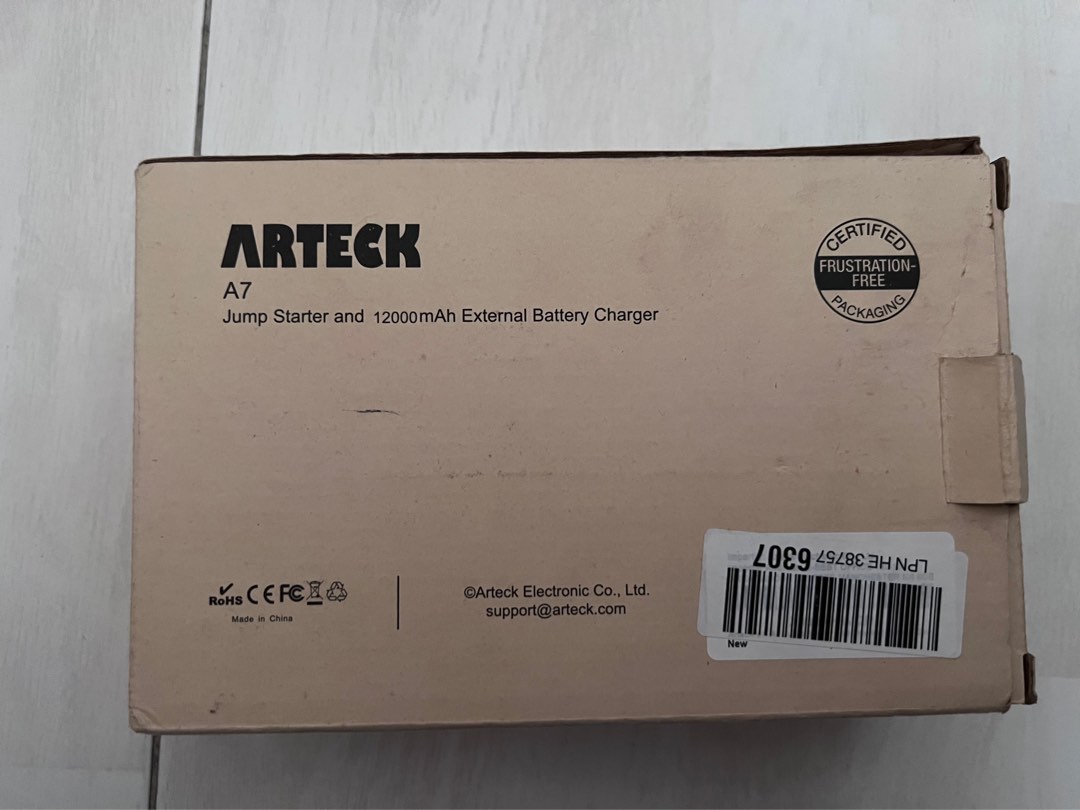 Arteck a7 car shop jump starter