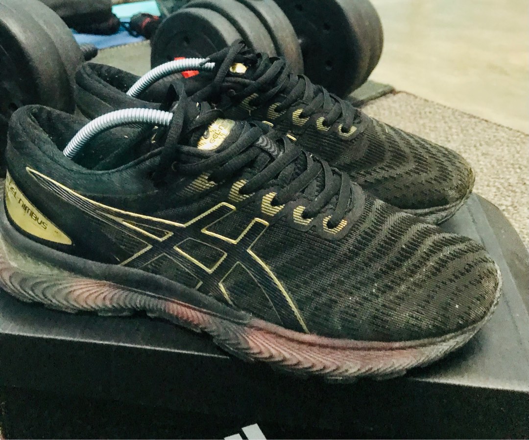 Asics Gel Nimbus 22 Platinum Rose Gold Black Men s Fashion