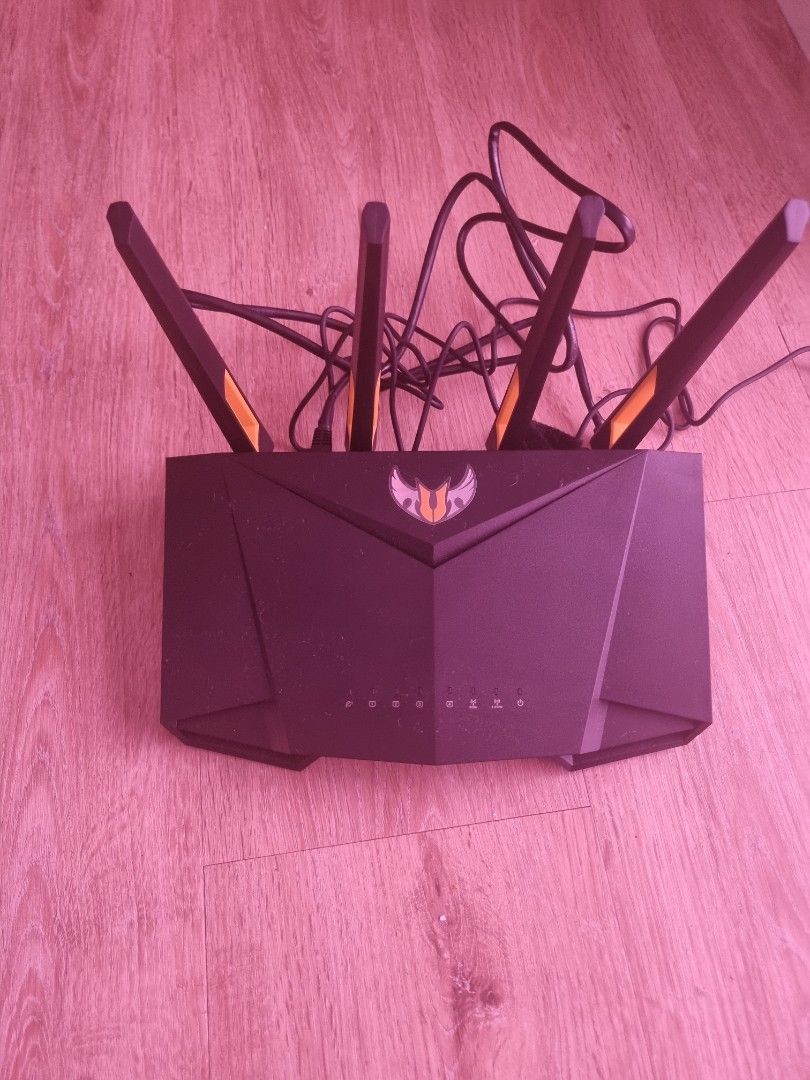 ASUS AX3000 gaming router, Computers & Tech, Parts & Accessories