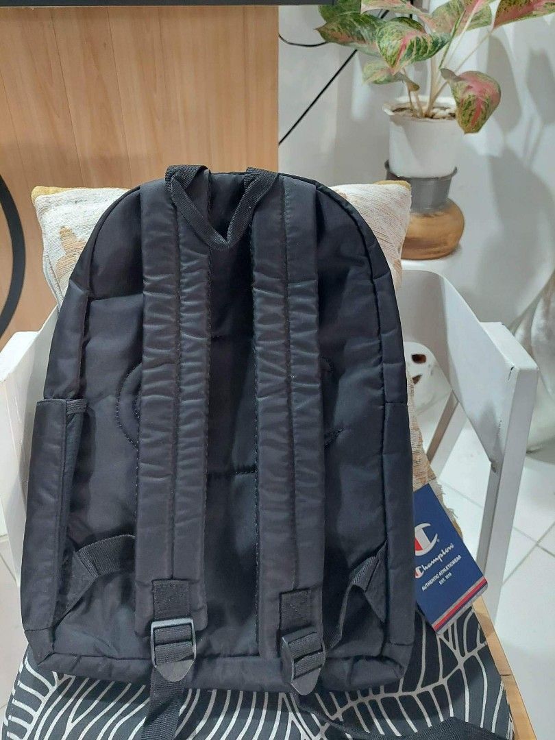 Authentic Champion backpack (Category: Backpacks) located in Baliuag. Submitted by oddcrystal_31f5f5 (Listing ID 1207066085, Image 2). Description: This is Authentic Champion backpack pm for more details.