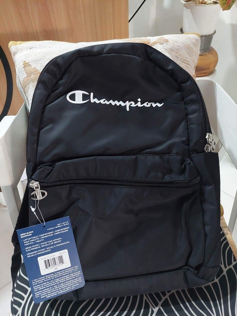 Authentic Champion backpack (Category: Backpacks) located in Baliuag. Submitted by oddcrystal_31f5f5 (Listing ID 1207066085, Image 1). Description: This is Authentic Champion backpack pm for more details.