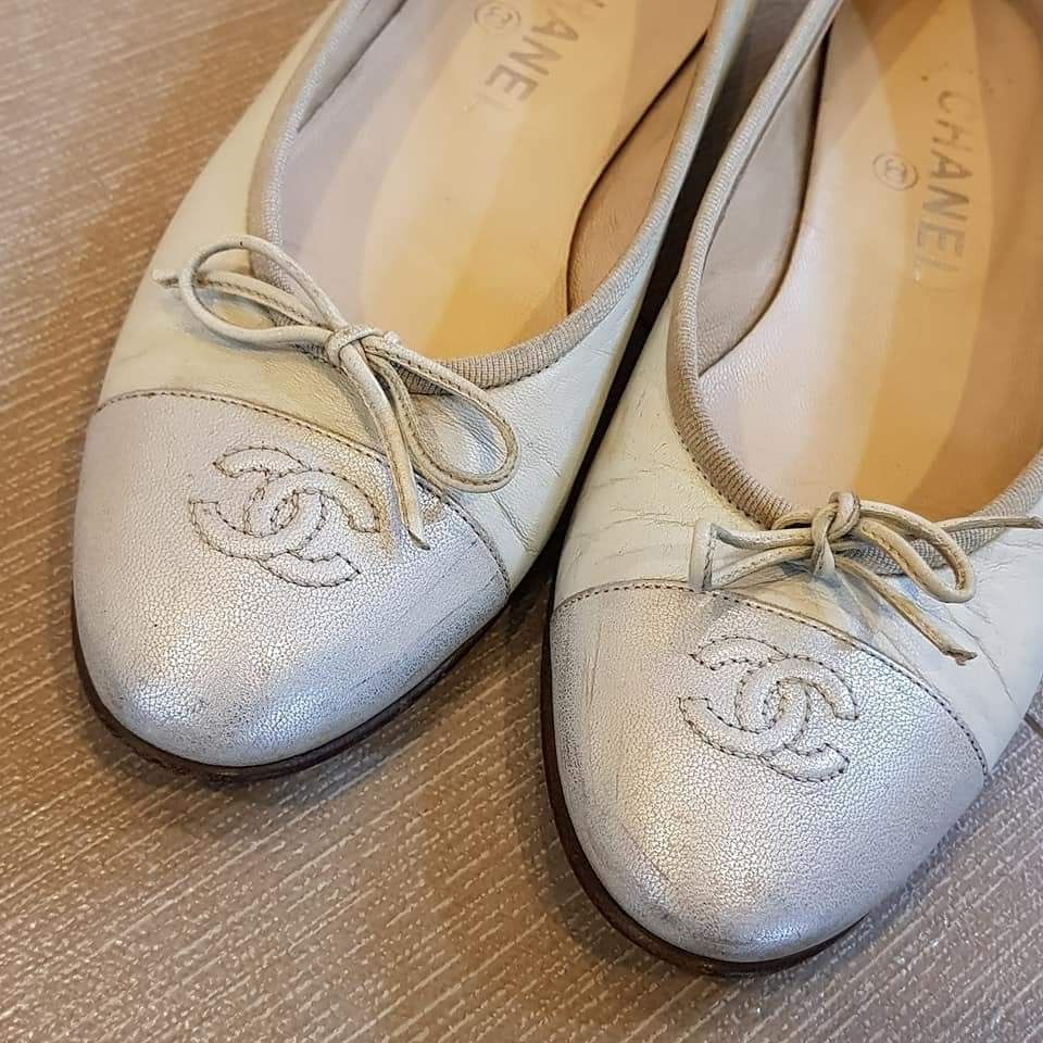 Authentic Chanel Ballet Flats size 39, Luxury, Sneakers & Footwear on  Carousell