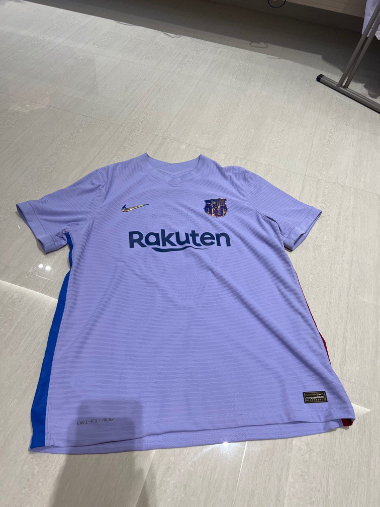 Authentic FC Barcelona player version jersey, Men's Fashion, Activewear