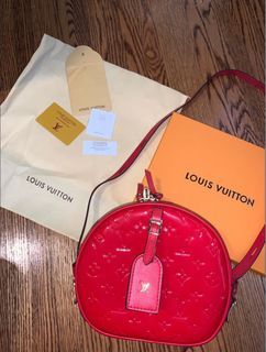 Authentic Louis Vuitton Boite Chapeau Souple in Red