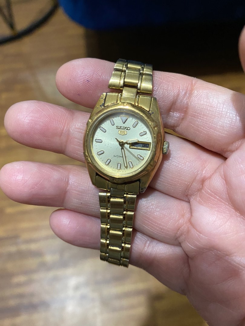 Authentic Seiko 5 Automatic Ladies Watch, Women's Fashion, Watches &  Accessories, Watches on Carousell