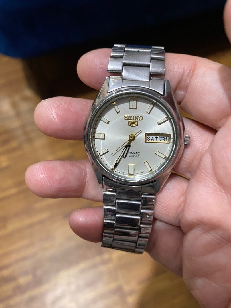 Authentic Seiko 5 Automatic Watch Unisex 21 Jewels Good working condition, Men