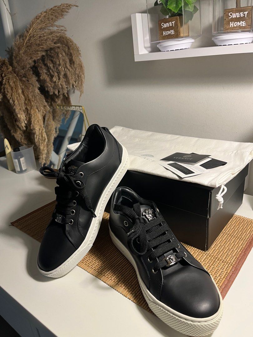 Versace sneaker vitello best sale
