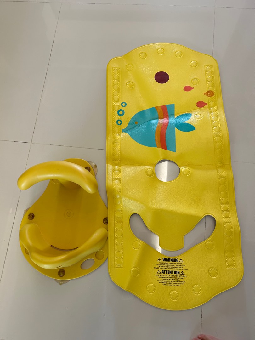 Baby shower chair and mat, Babies & Kids, Bathing & Changing, Bathtub