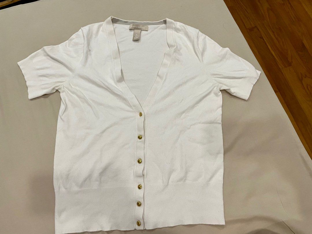 Banana republic short sleeve cardigan store