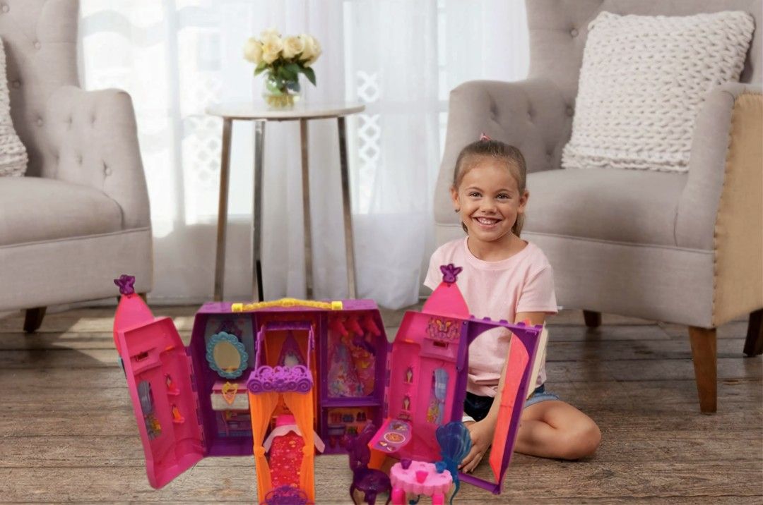 Barbie Doll house Castle Carry case